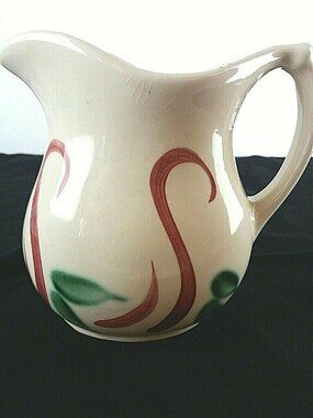 Antique 1920s Roseville Pottery Small Pitcher Robinson Ransbottom Cottagecore